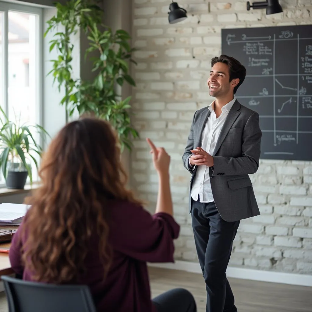 Sesión de coaching ejecutivo